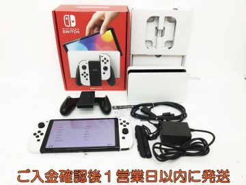 【1円】任天堂 有機ELモデル Nintendo Switch 本体 セット ホワイト 初期化/動作確認済 N02-354mi/G4