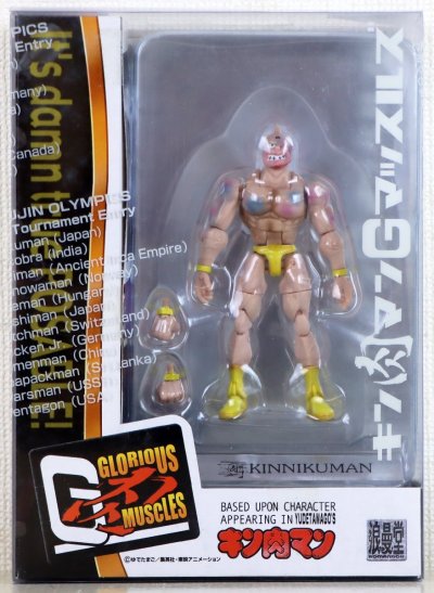 S♪未使用品♪フィギュア キン肉マン 『キン肉マン ダメージVer.』 浪漫堂 Gマッスルズ アクションフィギュア COOL MUSCLE造型 高さ約10cm