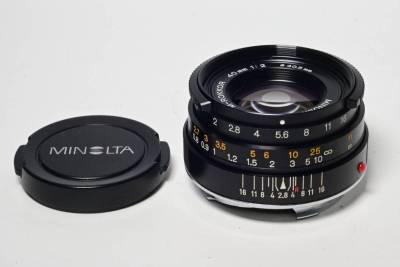 Minolta ミノルタ M Rokkor 40mm F2 Mマウント 単焦点レンズ 中古 現状品 ( レンジファインダー カメラ フィルム 
