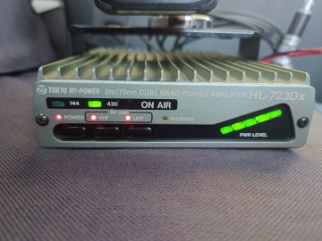 TOKYO HY-POWER　HL-723DX　東京ハイパワー 　デュアルバンド　パワーアンプ 　リニアアンプ　144MHz帯　430MHz帯　ハンディ無線機用