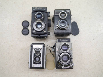 26古い二眼レフカメラまとめてセットMeoptaメオプタFlexaretフレクサレットDuaflex IIコダックLubitel 166 Universal旧ソ連Seagull海鴎80
