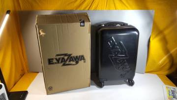 【G001】矢沢永吉 キャリーケース 黒 ブラック ロゴ E.YAZAWA 永ちゃん 