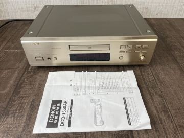 1円 動作品 ★ DENON DCD-1550AR CDプレーヤー デノン 動作確認済 高級オーディオ 名機 説明書 付き アルファプロセッサー搭載