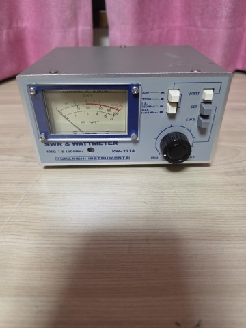クラニシRW-211A 1.8-1300MHz(200W)SWR &パワー計