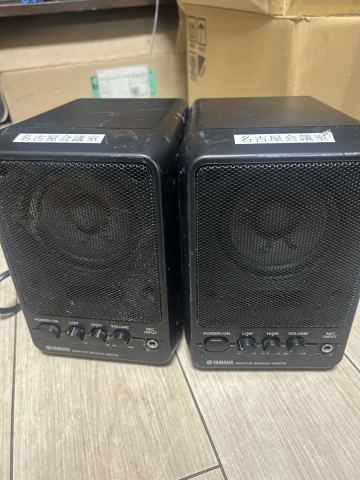 YAMAHA ヤマハ MS101Ⅲ モニタースピーカー オーディオ機器 2点セット 通電OK 現状