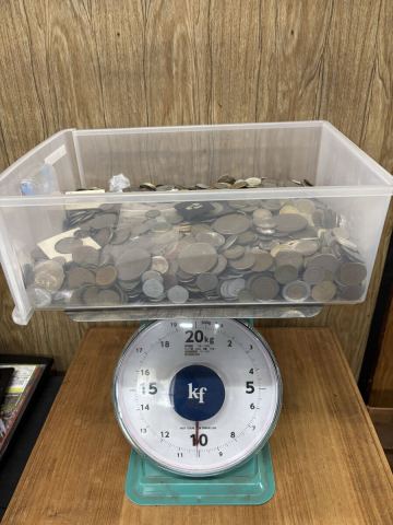 外貨まとめて　古銭 硬貨 コイン 外国硬貨 外国銭 海外コイン 外国コイン　ドル　ユーロ　中国　アメリカ　アンティーク　整理品