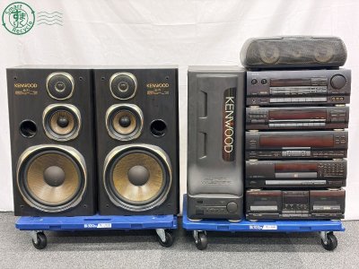 CI0707704　◎ 【ヤマト着払い4個口】KENWOOD A-7i/DP-7i/T-7i/GE-7i/X-7i/SW-9/S-7i/CS-6 システムコンポ 中古 used 現状品 ジャンク品④