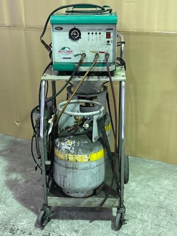 【1円スタート！】DENGEN デンゲン 冷媒ガス回収装置 RE FLONDE CS-RF 50YD 自動車整備 動作良好