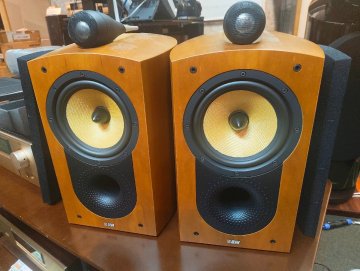 【1円スタート】B&W Nautilus 805 ブックシェルフ スピーカー ペア 音響 中古