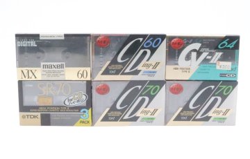 【ト埼】未開封 カセットテープ まとめ maxell MX 60 TDK SR-X 70 CDing-II 60 70 CV-II 64 録音 記録媒体 JO167JAA1L