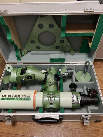 PENTAX ペンタックス 天体望遠鏡　75 EDHF
