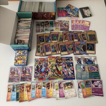 【1円出品】ポケモンカード 引退品 大量まとめ売り スタートデッキ100 未開封パック付き ポケカ トレカ マリィのモルペコ ストームエメラル