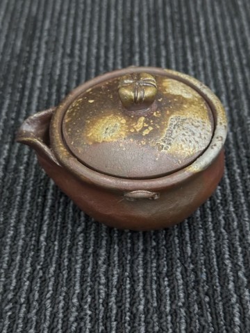 備前焼　宝瓶　湯さまし　湯呑み　煎茶道具　茶器 茶道具 手造宝瓶 泡瓶 古美術品
