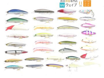 ダイワ ショアラインシャイナー R50、シーバスハンター lll F・ベイシックジャパン ウェーバー・他 ルアー ミノー 計33点 中古