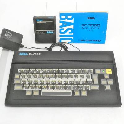 SEGA SC-3000 本体 ゲーム機 パソコン セット セガ・エンタープライゼス 昭和 レトロ Kキ60