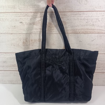B4430 PRADA プラダ トートバッグ ナイロン MADE IN ITALY 黒 ブラック系 ハンドバッグ レディース 現状 同梱不可