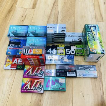 ●○未使用品カセットテープ VHS まとめ売り SONY TDK maxell DENON 大量セット