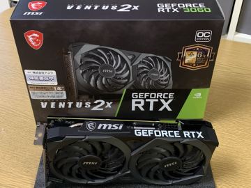 [ジャンク] msi GeForce RTX 3060 12GB GDDR6 192-bit グラフィックボード