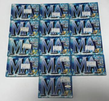 1円〜 未使用 未開封品 TDK メタルテープ 13本　MA 54 MA 60 メタルポジション TYPE IV カセットテープ