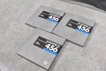 【G】AMPEX 456マスターテープ オープンリールテープ 3点 アンペックス 3142643