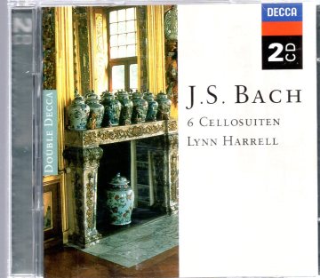 J.S.バッハ：無伴奏チェロ組曲第1番〜第6番 リン・ハレル Decca 222(2CD）