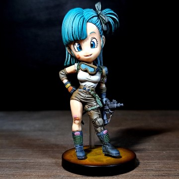 ブルマ　カスタムリペイント/ドラゴンボール/ワールドコレクタブルフィギュア/ワーコレ/DRAGON BALL WCF repaint/リメイク