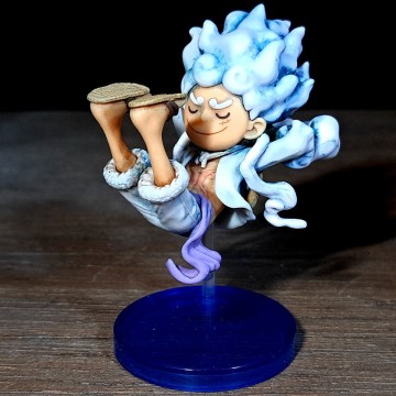 ギア5ルフィ　カスタムリペイント/ワンピース/ワールドコレクタブルフィギュア/ワーコレ/リメイク/ONEPIECE WCF figure repaint
