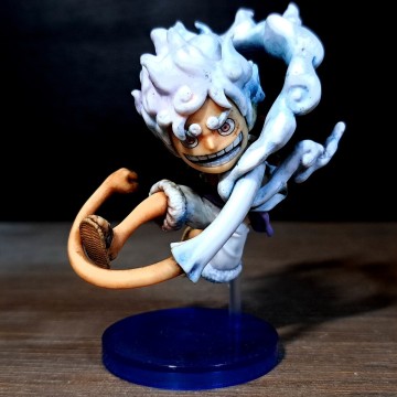 ギア5ルフィ　カスタムリペイント/ワンピース/ワールドコレクタブルフィギュア/ワーコレ/リメイク/ONEPIECE WCF figure repaint