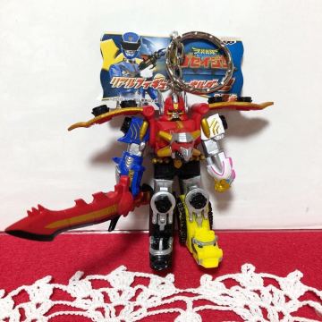 天装戦隊ゴセイジャー　リアルフィギュアキーホルダー2 天装合体 ロボット　非売品　当時物　激レア　タグ付き未使用品