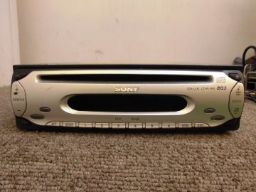 ☆　ソニー SONY 1DIN CDオーディオ ヘッドユニット CDX-L410 CD チューナー 220909 ☆