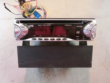 クルー QK30 1DIN オーディオ KD-S509-S 45W&times;4 JVC AM FMラジオ CD 1DINデッキ プレイヤー デッキ 18255伊T