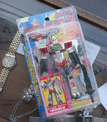 ○未使用 未来戦隊タイムレンジャー タイムロボアルファー　プラヒーロー 古道具のgplus広島　2302ｋ