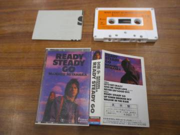 RS-5281【カセットテープ】見本品 歌詞カードあり / 宮原学 READY STEADY GO / MANABU MIYAHARA / 15KH2070 / cassette tape