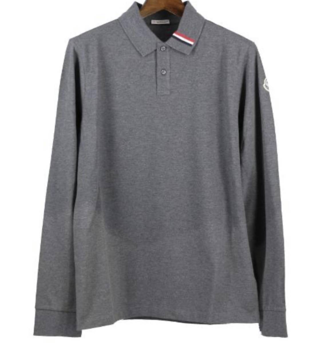 未使用☆希少☆完売品☆ モンクレール MONCLER 長袖 ポロシャツ メンズ 8B000 23 899US ☆グレー☆XL - 购够网