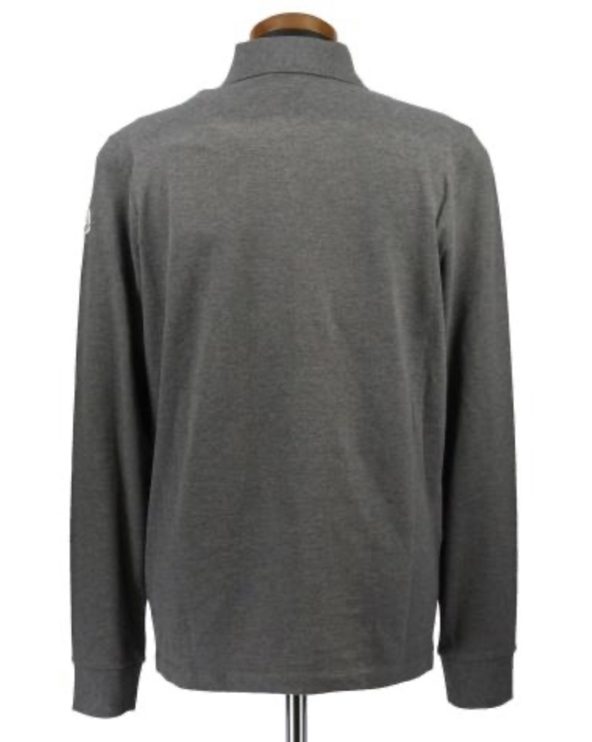 未使用☆希少☆完売品☆ モンクレール MONCLER 長袖 ポロシャツ メンズ 8B000 23 899US ☆グレー☆XL - 购够网