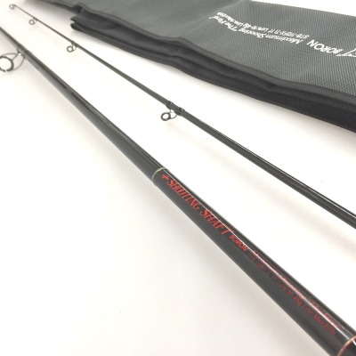△△ ufmウエダ ソルトウォーターロッド ショア シューティングシャフト BORON STB-112FX-Ti 竿袋付属 やや傷や汚れあり