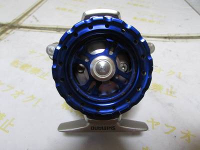 即決　シマノ　セイハコウ　６０B　（Shimano　Seihakou　６０B）ブルー　左右兼用　Seihakou　青波巧　イカダ　筏　リール