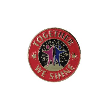 TOGETHER WE SHINE ピンズ ピンバッジ ピンバッチ