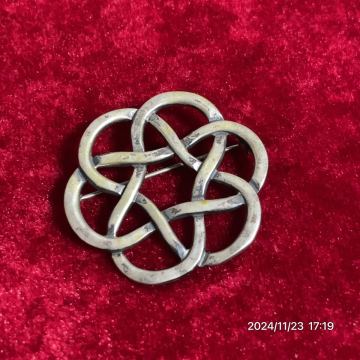 SILVER シルバー Hans Hansen Ｈ＆Ｈ ハンスハンセン 花 フラワーモチーフ ブローチ アクセサリー ジョージジェンセン