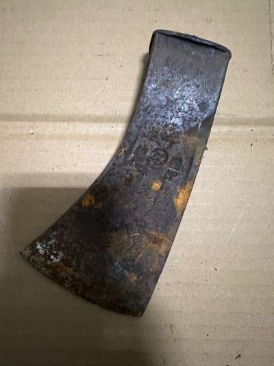 備中 輝光 補代 斧 斧頭 鉈 大工道具 オノ アウトドア 希少 C156