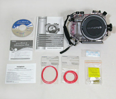OLYMPUS（オリンパス）／E-300用 防水プロテクタ PT-E01 ／管QZOS