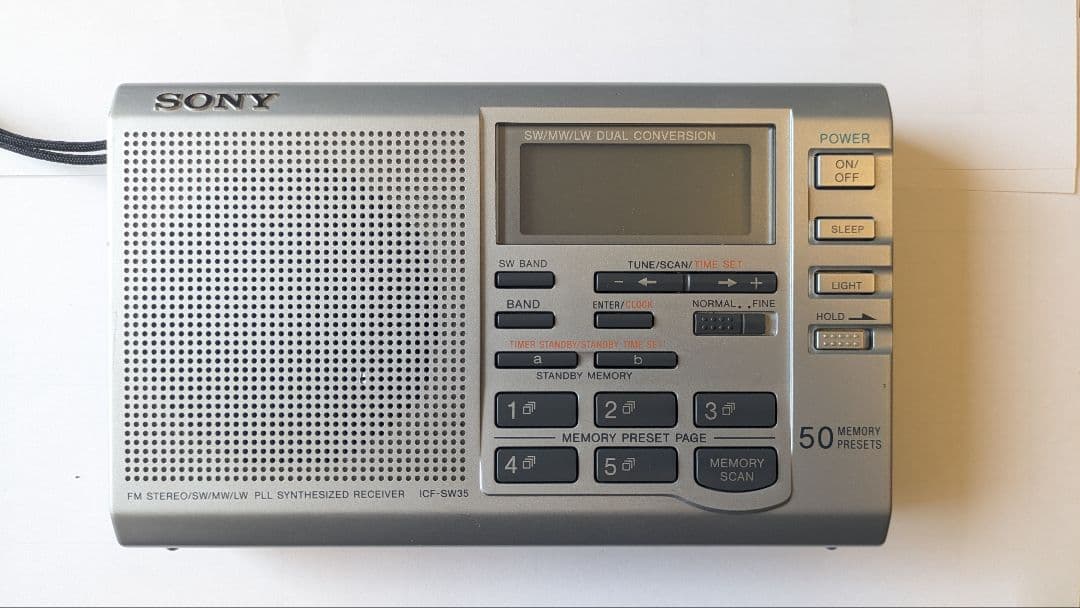 ソニー　 ICF-SW35　BCL たんぱ