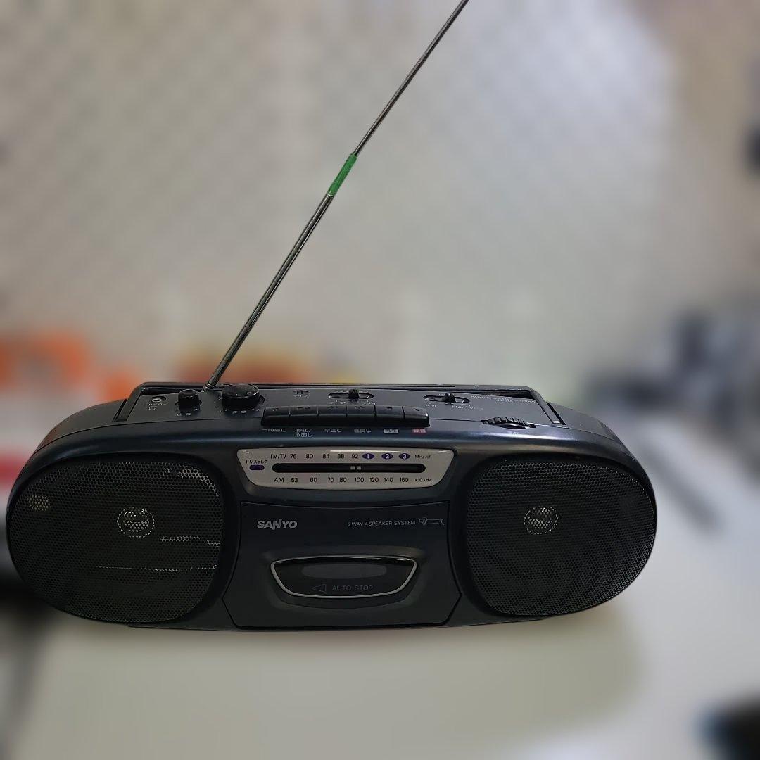 SANYO ラジカセ　動作確認済み