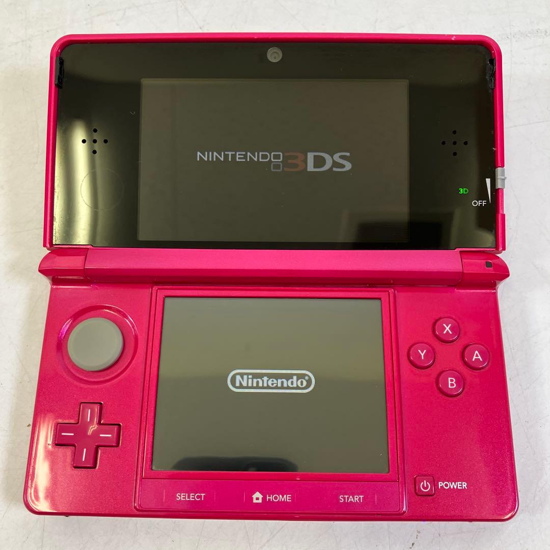 【動作確認済み・初期化済み】 ニンテンドー3DS CTR-001 ピンク 本体