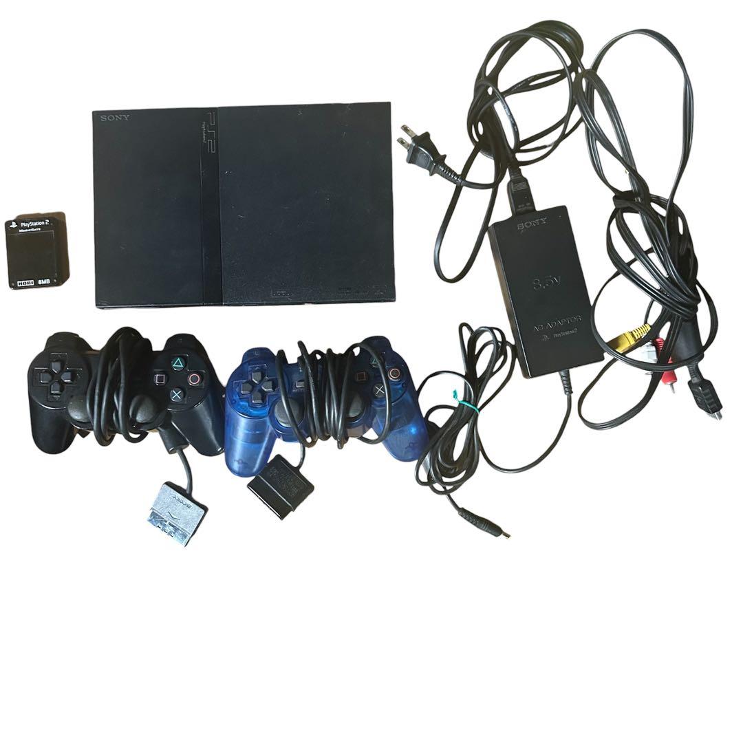 PS2 SCPH-70000 本体セット コントローラー2個