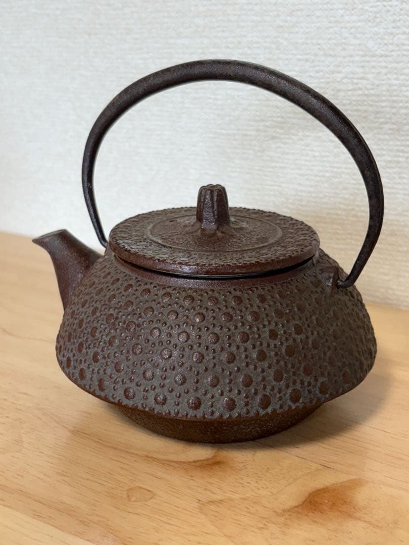 南部鉄器 急須 未使用 茶 ブラウン 検査証付き