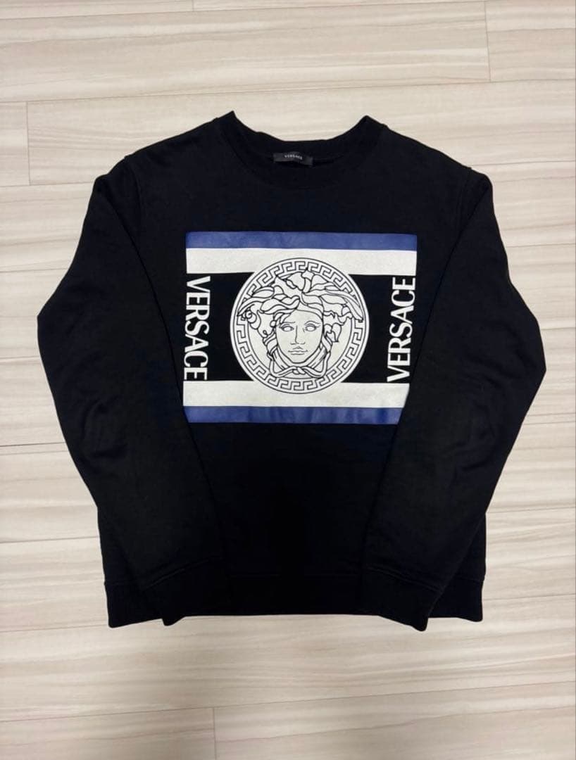 VERSACE メデューサ スウェット ブラック