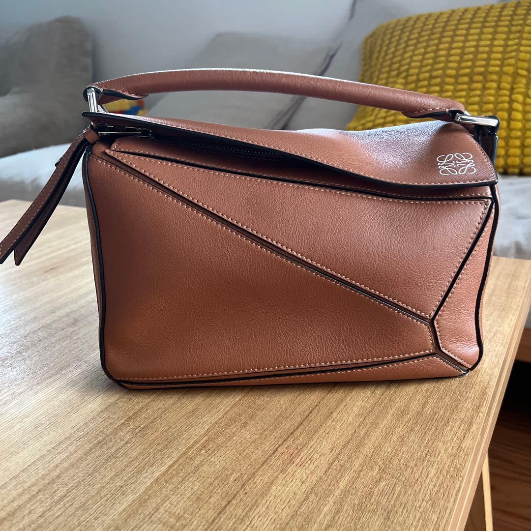 LOEWE パズルバッグ ショルダーバッグ タン スモール