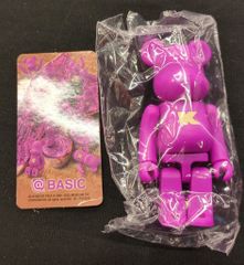 MEDICOM TOY BE@RBRICK BASIC(K) 紫クリーム字 100% シリーズ50