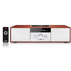 ミニコンポ・セットコンポ CDプレーヤー レトロ/Bluetooth/FMステレオ/USB MP3再生/AUX入力、ヘッドフォンジャック、家庭用コンパクトONEBODYシステムを備えたビンテージスタイルのHiFiステレオシステム (WTB-7 13264e27